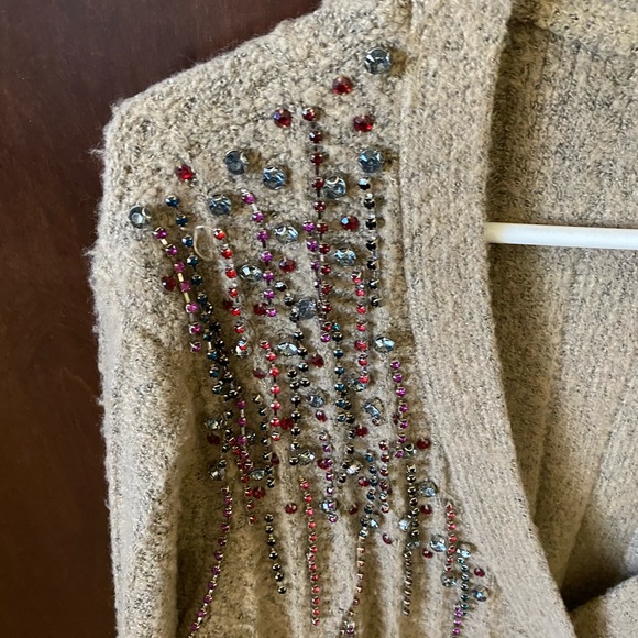 Ipekyol long jacket  with swarovski crystals - Picture 2 of 4
